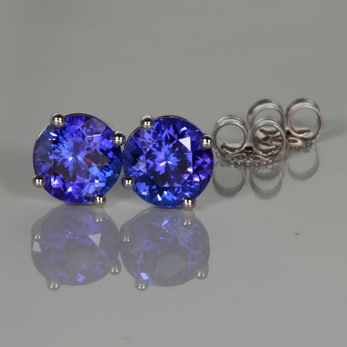 Tanzanite Stud Earrings