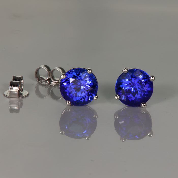 Tanzanite Stud Earrings