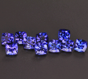 7mm Tanzanite Cushions One Stone Only Approx WT. 1.64 Ct