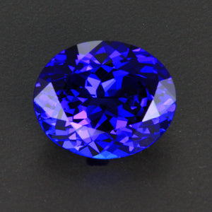 ON HOLD FOR TOM Violet Blue Oval Tanzanite Gemstone 9.71 Carats