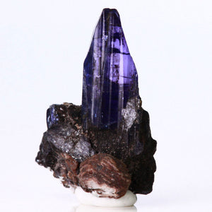 Tanzanite Crystal on host rock