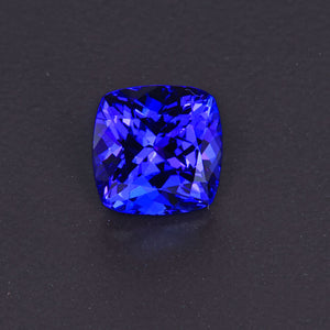 Blue Violet Square Cushion Tanzanite Gemstone 2.56 Carats