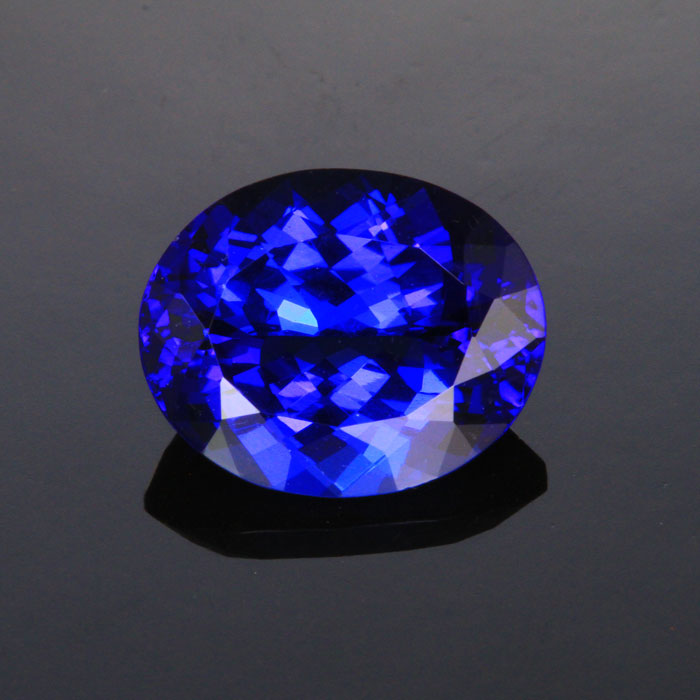 oval tanzanite gemstone