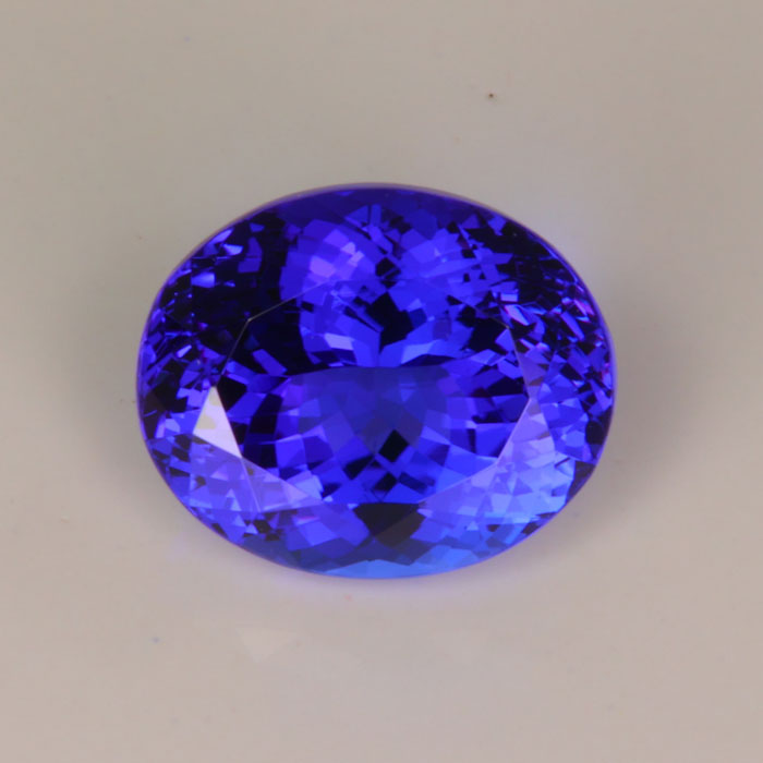 Tanzanite Oval 4.90 Carats Blue Violet Exceptional Gemstone