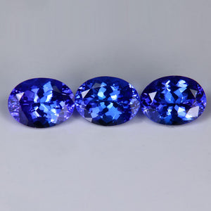 Tanzanite Oval Blue Violet Gems 