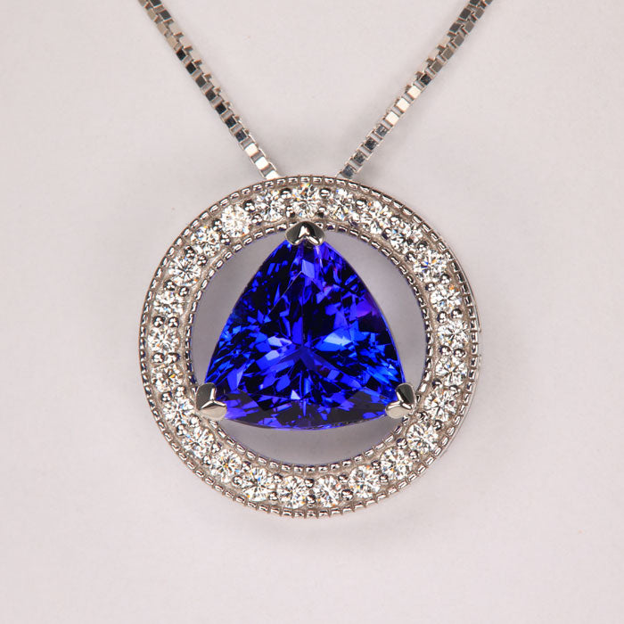 Trillion Diamond Necklace .55 ct — Salvatore & Co.