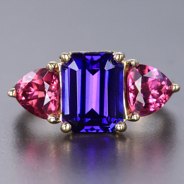 Tanzanite and shop garnet ring