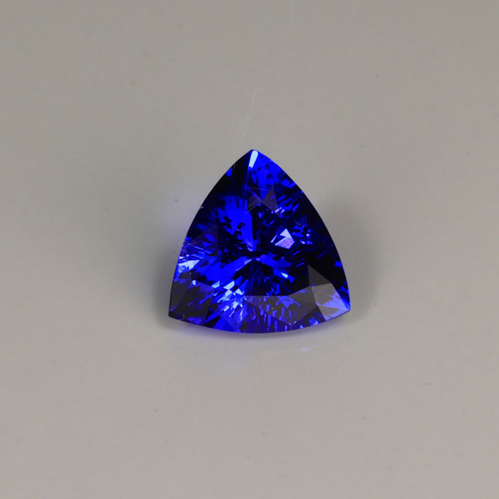 Violet Blue Trilliant Tanzanite Gemstone 1.98cts