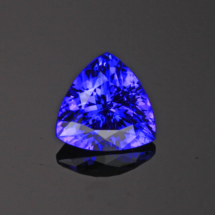 Violet Blue Trillant Tanzanite Gemstone 2.80 Carats