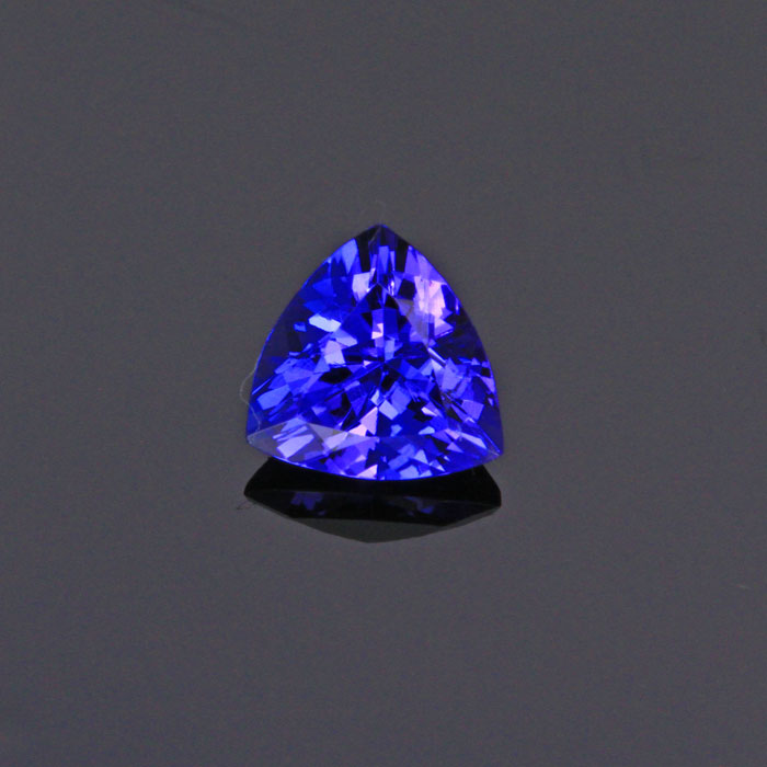 Blue VIolet Trilliant Tanzanite Gemstone 1.19 Carats