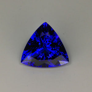 Violet Blue Trilliant Tanzanite Gemstone 6.45cts
