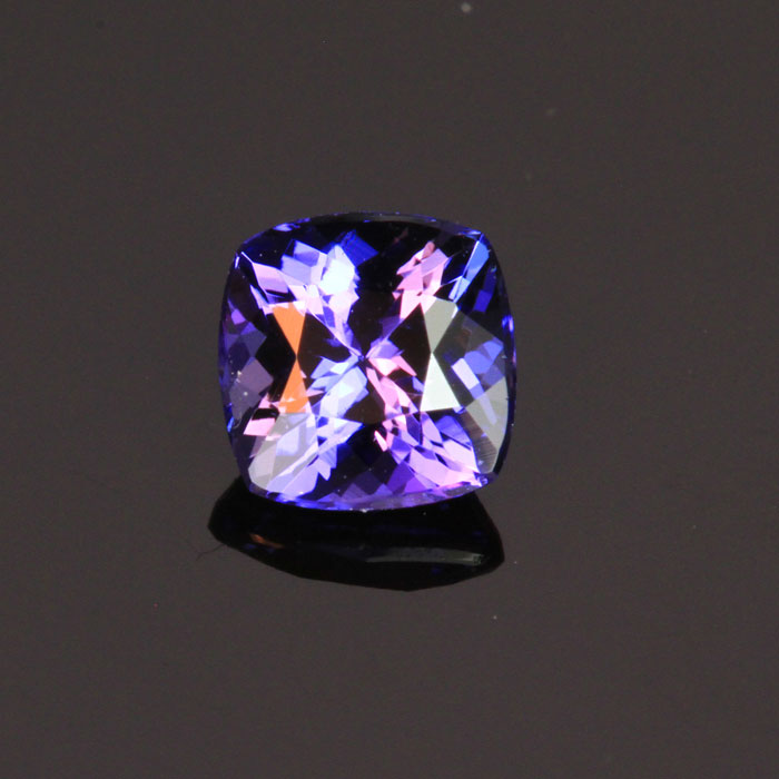 Blue Violet Square Cushion Tanzanite 1.05 Carats