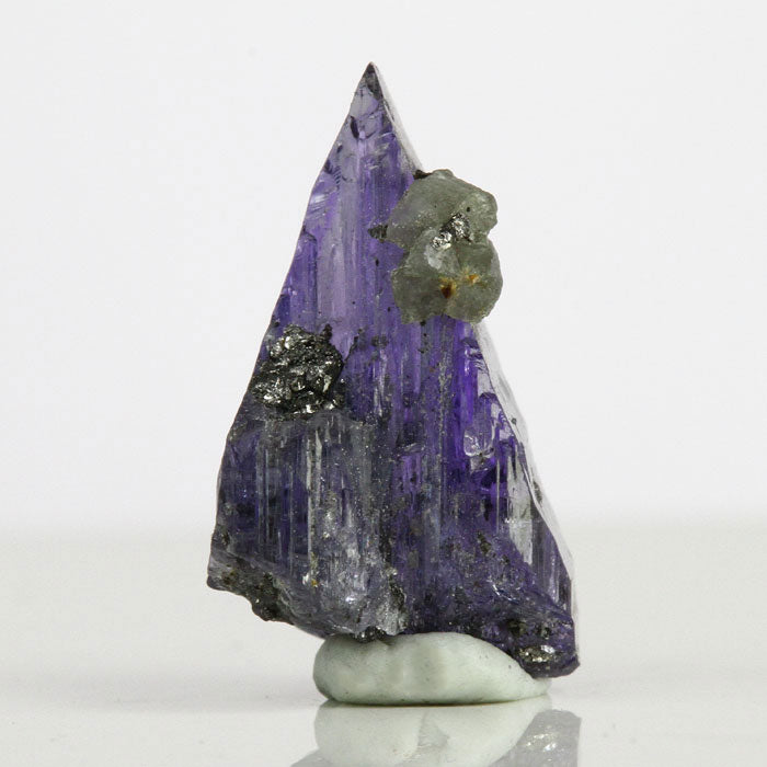 Tanzanite and Calcite Mineral Specimen