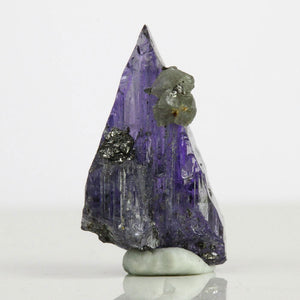 Tanzanite and Calcite Mineral Specimen