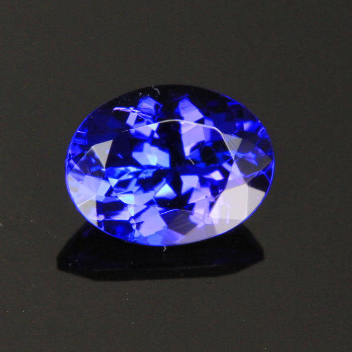Blue Violet Oval Tanzanite Gemstone 1.33 Carats