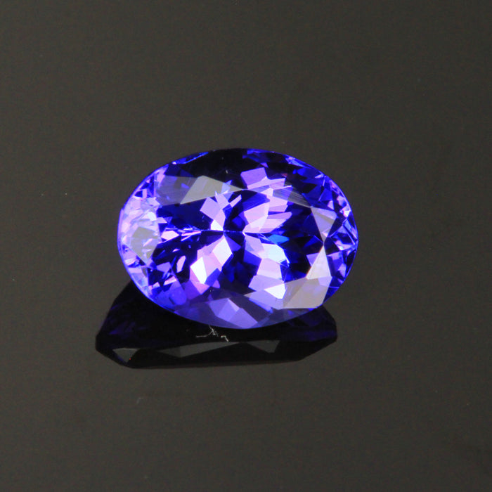 Blue Violet Oval Tanzanite Gemstone 1.47 Carats