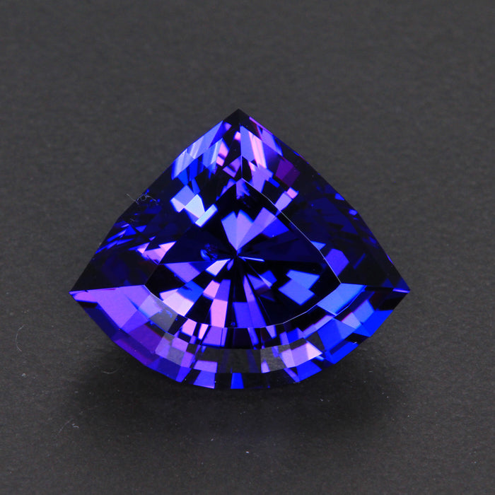 Blue Violet Shield Tanzanite Gemstone 