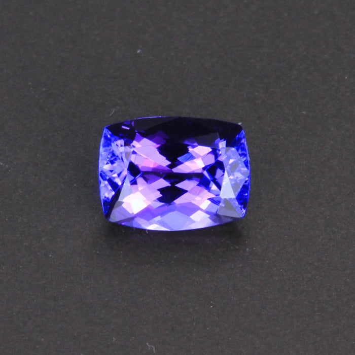 For Jennifer Blue Violet Antique Cushion Tanzanite Gemstone 1.59 Carats