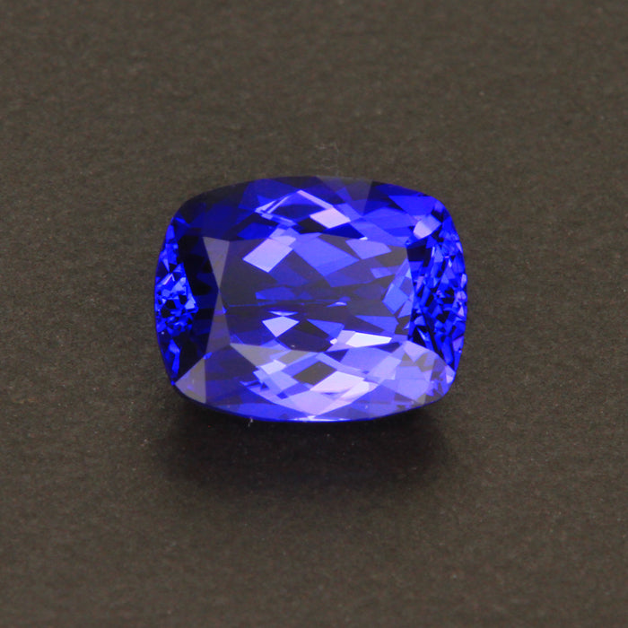 Violet Blue Antique Cushion Tanzanite Gemstone 1.80 Carats