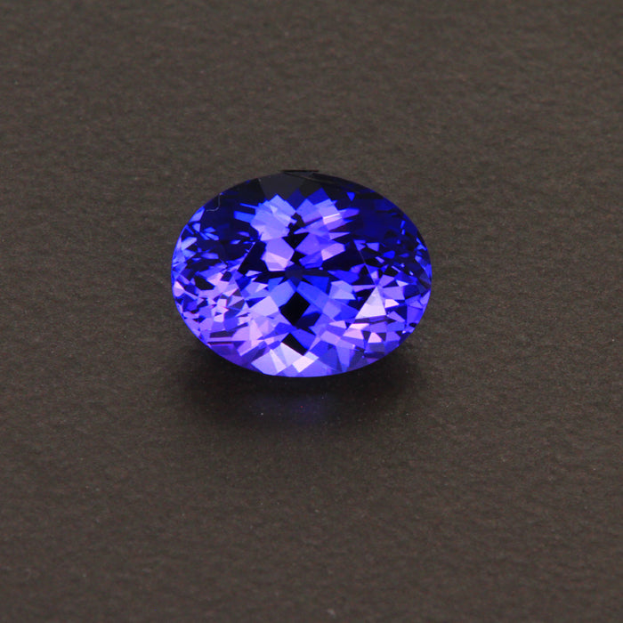 Blue Violet Oval Tanzanite Gemstone 2.26 Carats