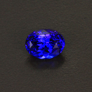 On Hold for David V. Violet Blue Oval Tanzanite Gemstone 2.37 Carats