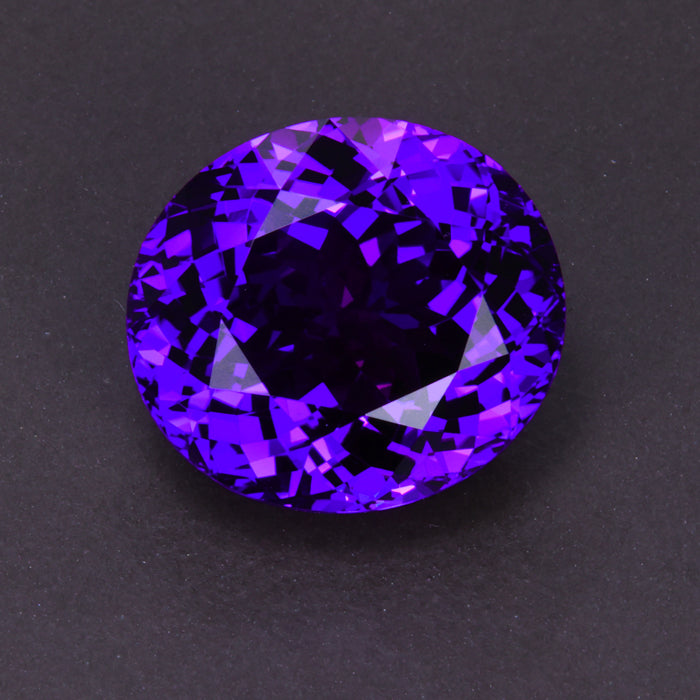 Violet Blue Oval Tanzanite Gemstone 14.71 Carats