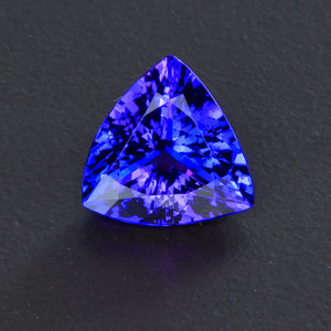 Violet Blue Trillant Tanzanite Gemstone 3.31 Carats