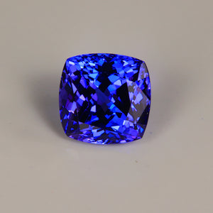 DEAL OF THE DAY Violet Blue Square Cushion Tanzanite Gemstone 3.26 Carats