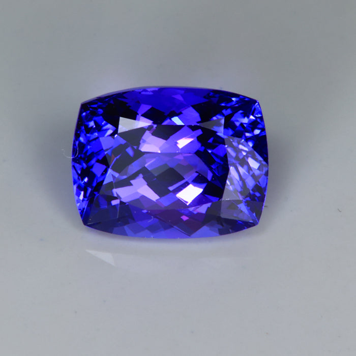 Blue Violet Antique Cushion Tanzanite Gemstone 3.99cts