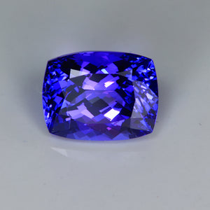 Blue Violet Antique Cushion Tanzanite Gemstone 3.99cts