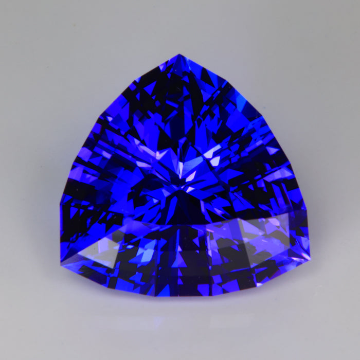Blue Violet Natural Untreated Trillant Tanzanite Gemstone 36.92cts* -  Tanzanite Jewelry Designs