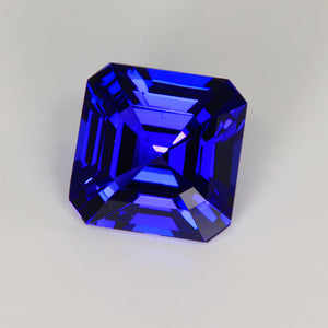 Square Step Cut Tanzanite Gemstone