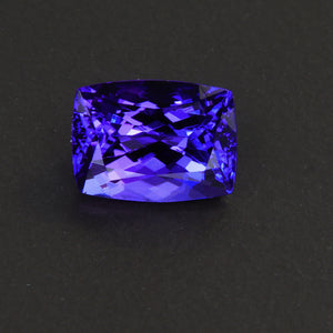 Blue Violet Antique Cushion Tanzanite Gemstone 2.02 Carats