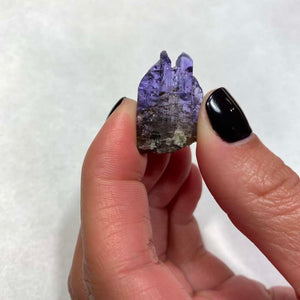 31.17ct Natural Color Tanzanite Crystal with Multiple Terminations