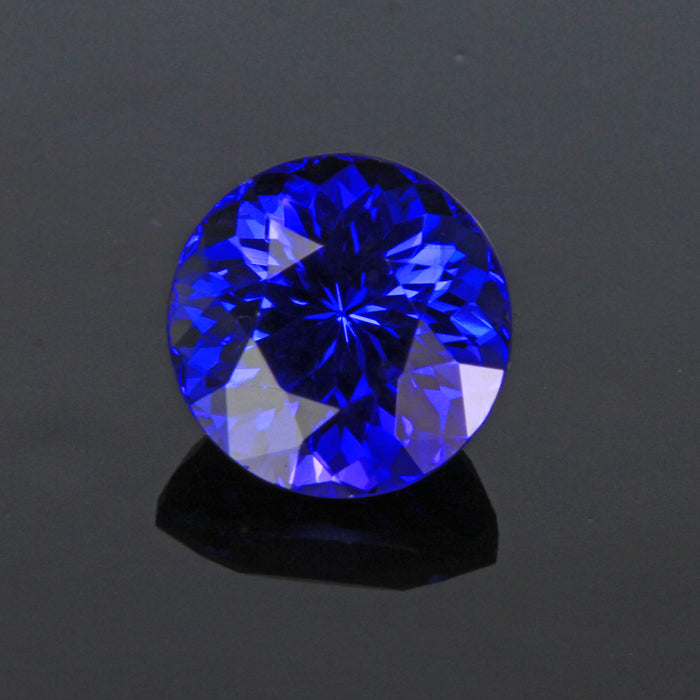 Violet Blue Round Tanzanite Gemstone 2.09 Carats ( on hold)