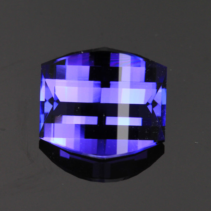 Blue Violet Opposed Bar Tanzanite Gemstone 4.04 Carats