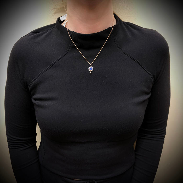 14K Rose Gold Christopher Michael Tanzanite Pendant 1.25 Carats