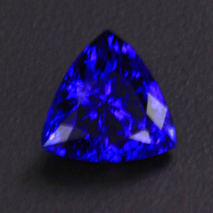 Blue Violet Trilliant Tanzanite Gemstone 3.08 Carats
