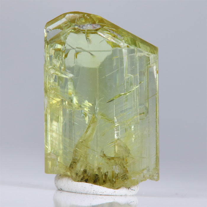 Yellow Tanzanite Crystal Mineral Specimen Gemmy