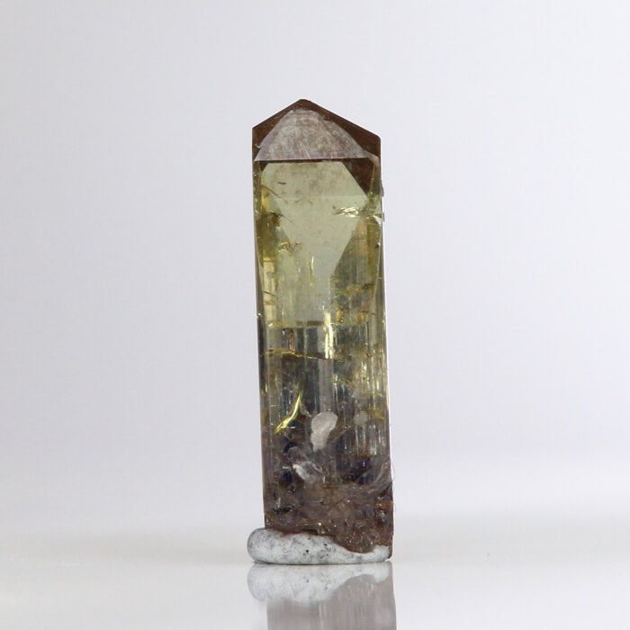 6.95 ct Yellow Violet Fancy Colored Tanzanite Crystal