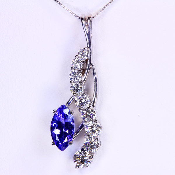 Tanzanite Pendant 1.38 Carat BVV Color