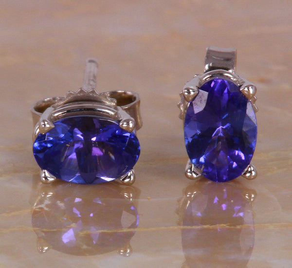 Tanzanite Earrings .93 Carat