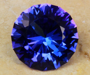Tanzanite 3.35 Carat Blue Violet Exceptional Color