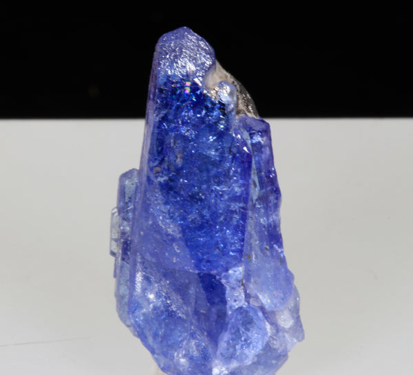 A tanzanite crystal, heated, 47 carat.