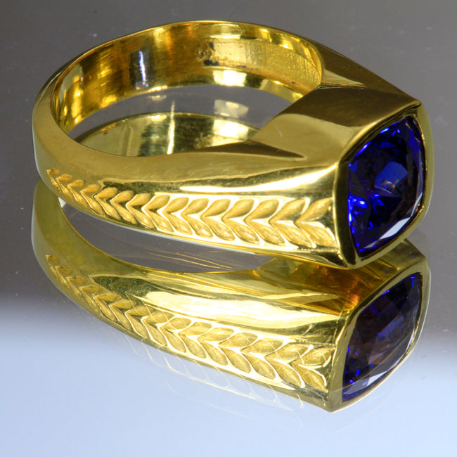 22kt Tanzanite ring for Mitchell