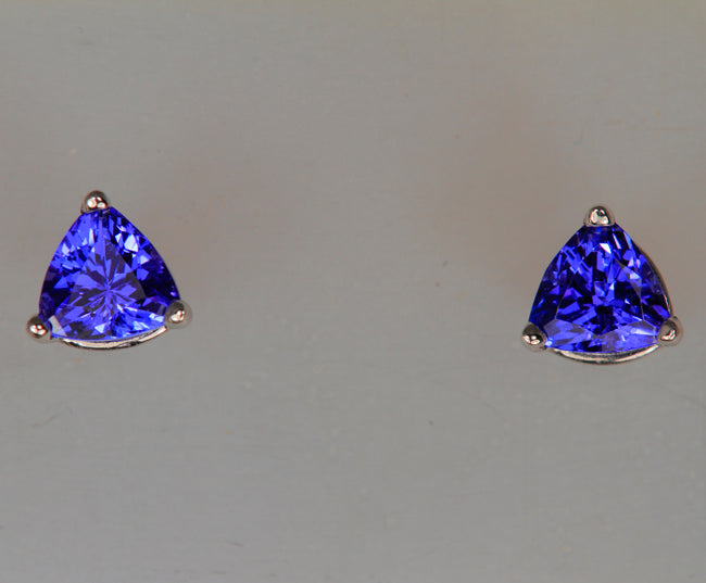 Top Color Trilliant Tanzanite Earrings 