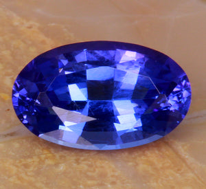 Tanzanite Oval 1.56 Ct. with Excellent Cutting and Vivid Color
