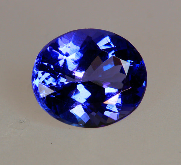 Intensely Color Tanzanite Oval 2.81 Carats