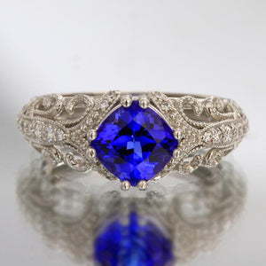 Tanzanite Antique Styled Ring