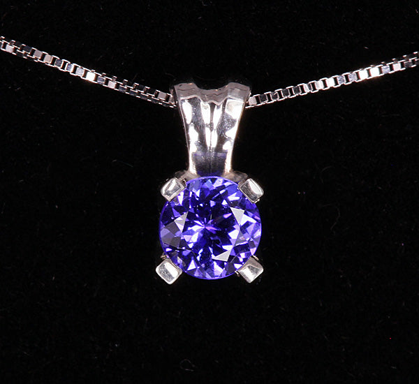 Ladies' Tanzanite Pendant .58 Carat BVV Color